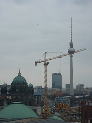  Tour de télévision avec vue panoramique sur Berlin