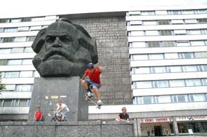 Monument Karl Marx à Chemnitz