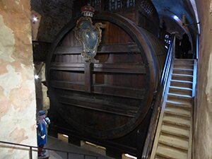 Grand tonneau au château de Heidelberg, photo © allemagnevoyage