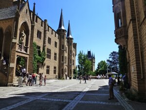 Cours du château des Hohenzollern