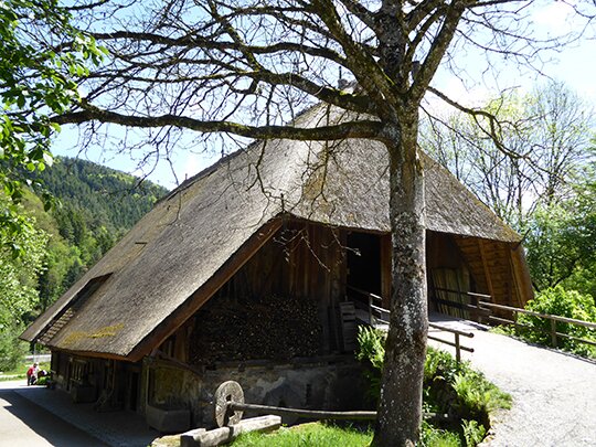 Vogtsbauernhof, grenier à foin, photo © allemagnevoyage