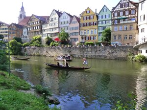 Barques sur le Neckar