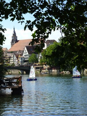 Bateau à voile à Tübingen