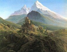 Watzmann par Caspar David Friedrich