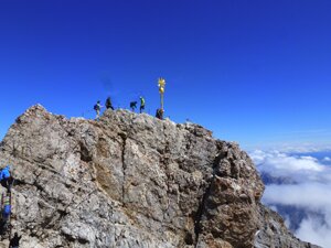 Le sommet de la Zugspitze