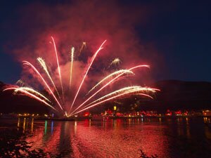 Rhin en flammes Bingen Rüdesheim