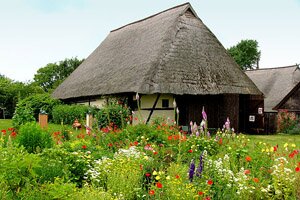 Maison traditionnelle de la côte de la Mer Baltique