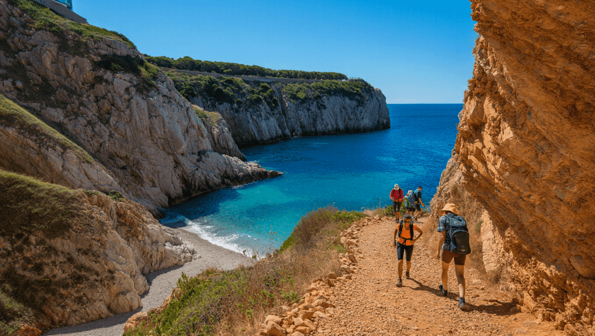 Criques secrètes de la Côte d’Azur : randonnées littorales méconnues entre Théoule et Menton