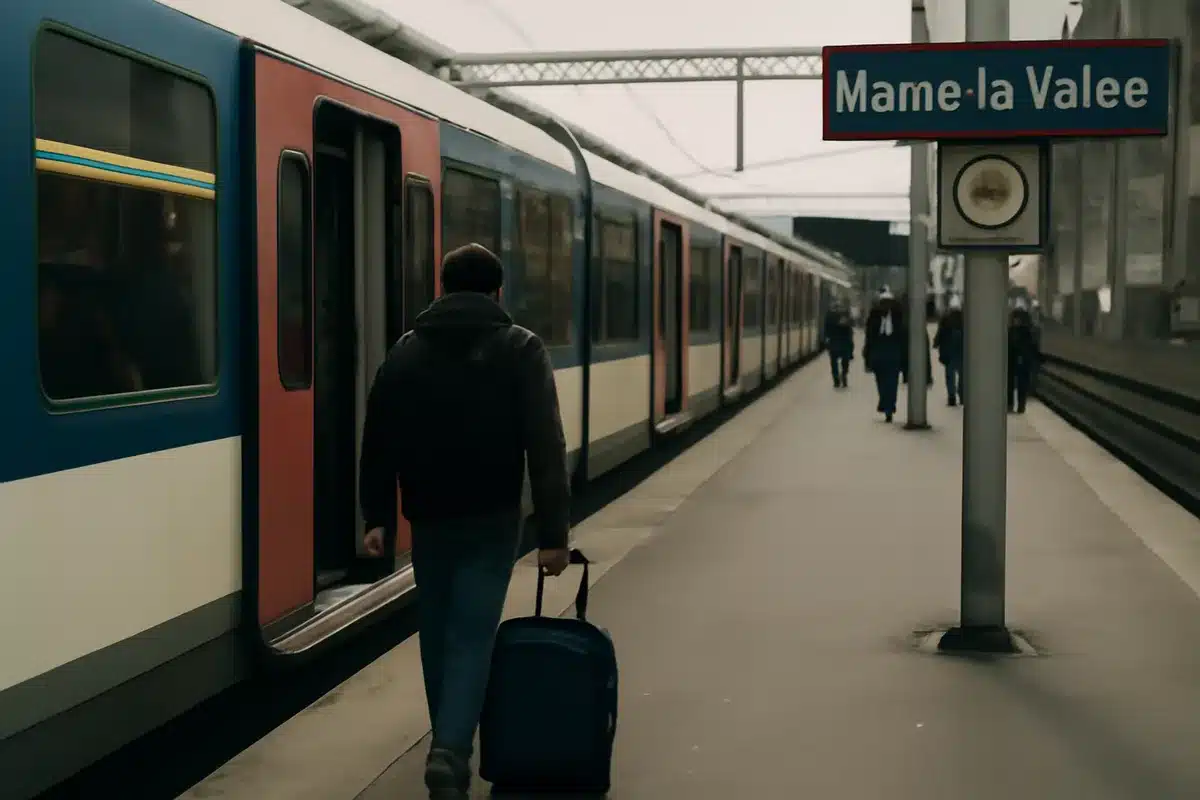 Transport et accès pratiques — Le RER A mène directement à Marne-la-Vallée en environ 40 minutes depuis le centre de Paris. Les trajets sont simples et évitent les contraintes de voiture et de parking.