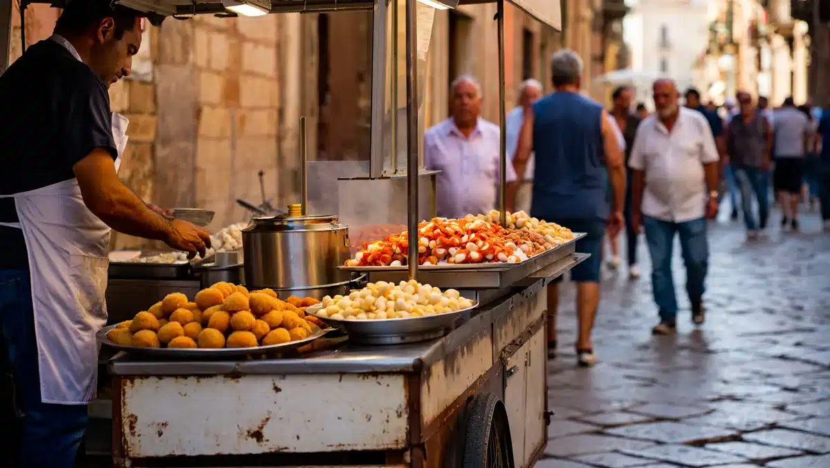 Où manger à Palerme et quelles spécialités goûter? — La cuisine de rue rivalise avec les tables soignées. Vous trouverez des plats simples et savoureux à des prix très abordables ainsi que des restaurants gastronomiques pour des repas plus raffinés. Ne