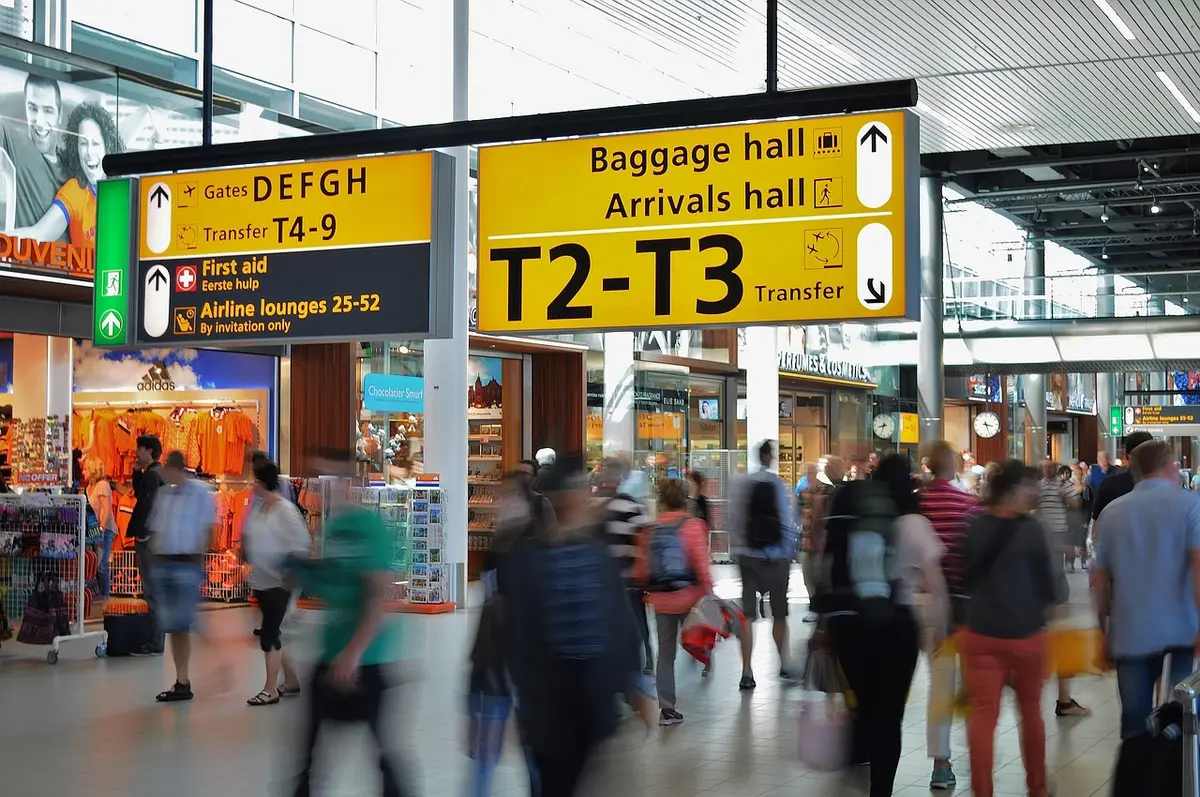 Graphique montrant une tendance à la baisse des arrivées touristiques internationales