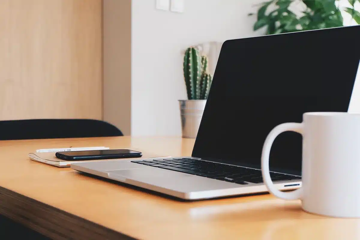 Personne consultant des tendances de voyage sur un ordinateur portable