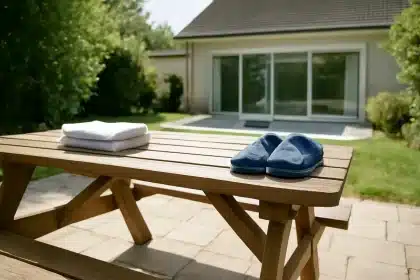 Villa avec piscine, tyrolienne et trampoline : visite d'une maison idéale pour les familles
